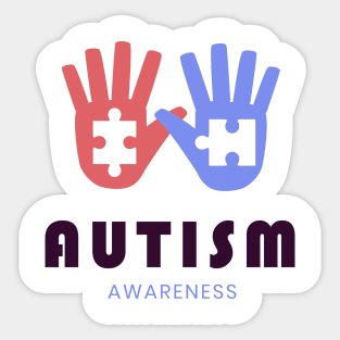 World autism - Awareness day - Puzzle Sticker